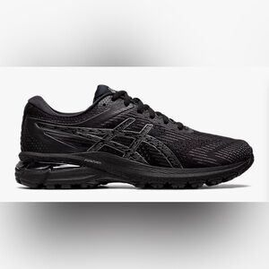 ASICS Jet Black Athletic Sneakers